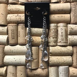 Silver Waterfall Earrings